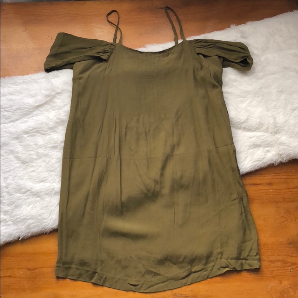 Greylin Cold Shoulder Slip Dress